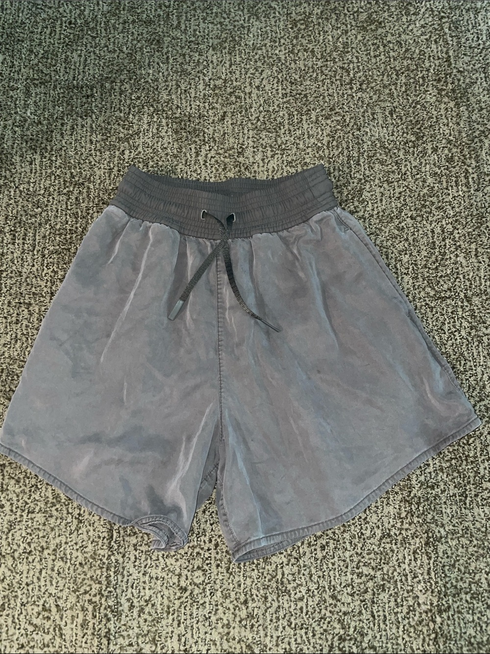 Lululemon Feeling Femme Sage Green Shorts - Size 2